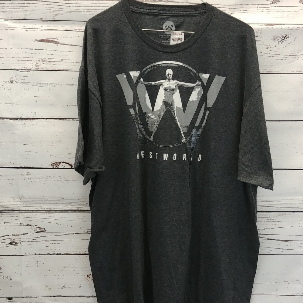 Gray Westworld T Shirt - Picture 2 of 3